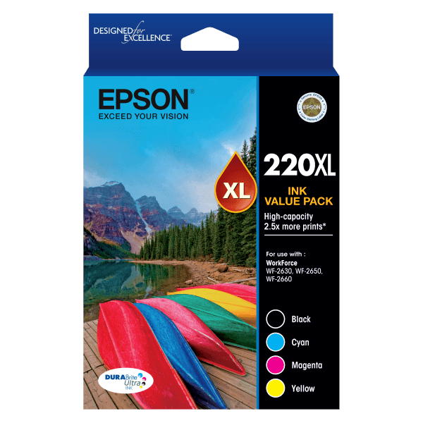 Genuine Epson 220XL Ink Value Pack