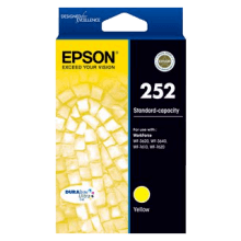 Genuine Epson 252 Yellow Ink Cartridge