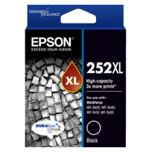 Genuine Epson 252XL Black Ink Cartridge High Yield