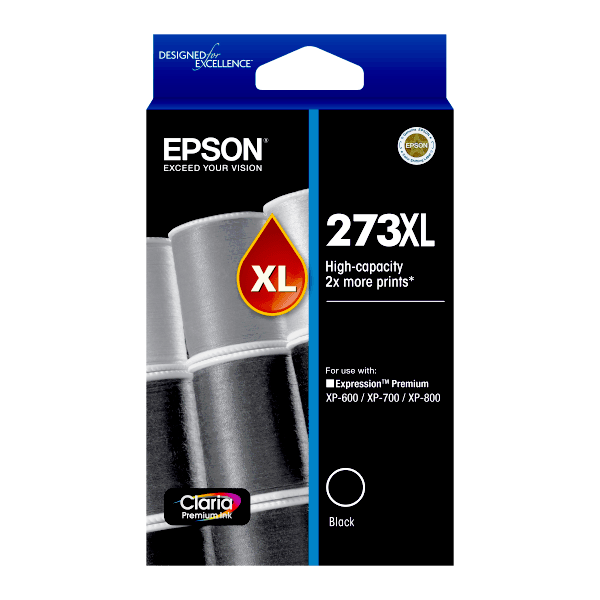 Genuine Epson 273XL Black Ink High Yield