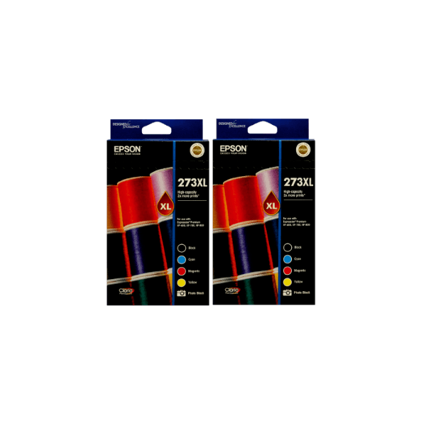 Genuine Epson 273XL Ink Double Value Pack High Yield