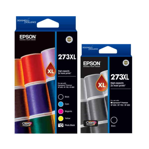 Genuine Epson 273XL Ink Value Pack High Yield PLUS EXTRA BLACK