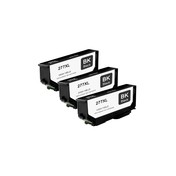 Compatible Epson 277XL Black Ink High Yield 3 PACK