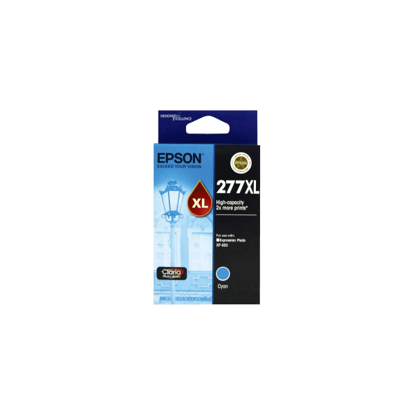 Genuine Epson 277XL Cyan Ink High Yield