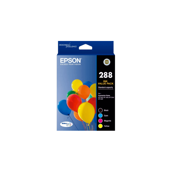 Genuine Epson 288 Ink Cartridge Value Pack