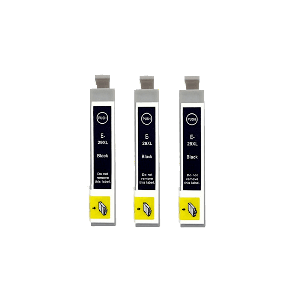 Compatible Epson 29XL Black Ink 3 PACK