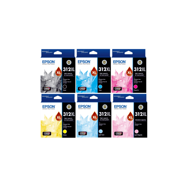 Genuine Epson 312XL Ink Cartridge High Yield Value Pack