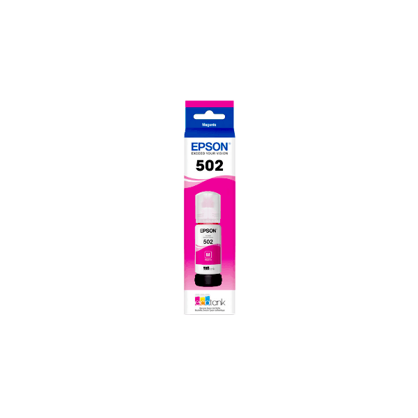 Genuine Epson T502 EcoTank Magenta Ink Bottle