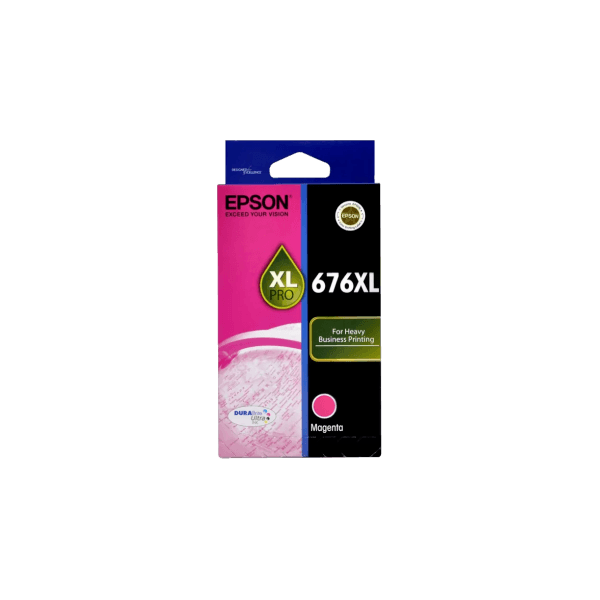 Genuine Epson 676XL Magenta Ink