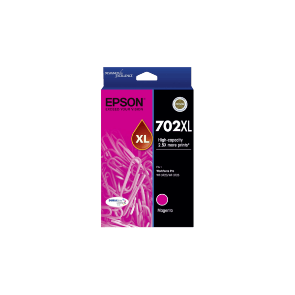 Genuine Epson 702XL Magenta Ink Cartridge