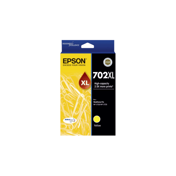 Genuine Epson 702XL Yellow Ink Cartridge