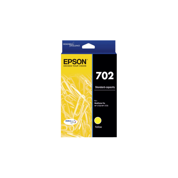 Genuine Epson 702 Yellow Ink Cartridge