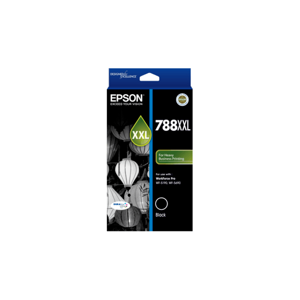 Genuine Epson 788XXL Black Ink Cartridge