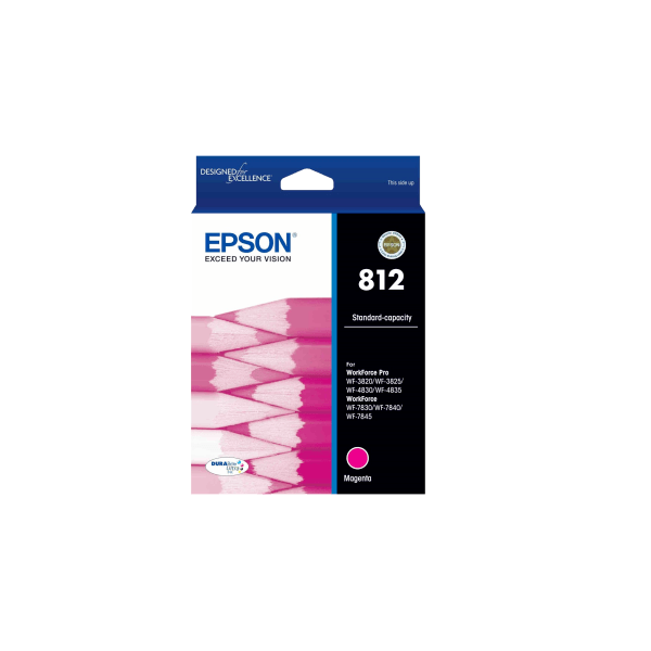 Genuine Epson 812 Magenta Ink Cartridge