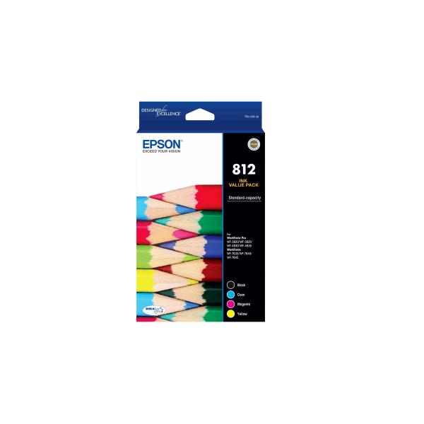 Genuine Epson 812 Ink Cartridge Value Pack