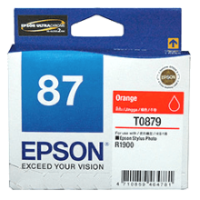 Genuine Epson 87 Orange Ink Cartridge