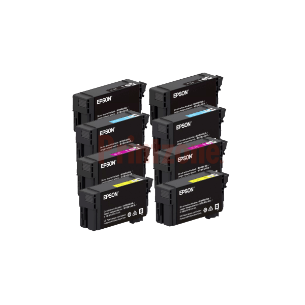 Genuine Epson 50ml Black &amp; 26ml Colours Ultrachrome XD2 Ink Double Value Pack