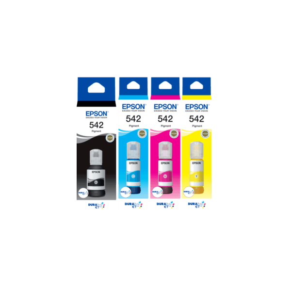 Genuine Epson EcoTank Ink Bottle Value Pack T542