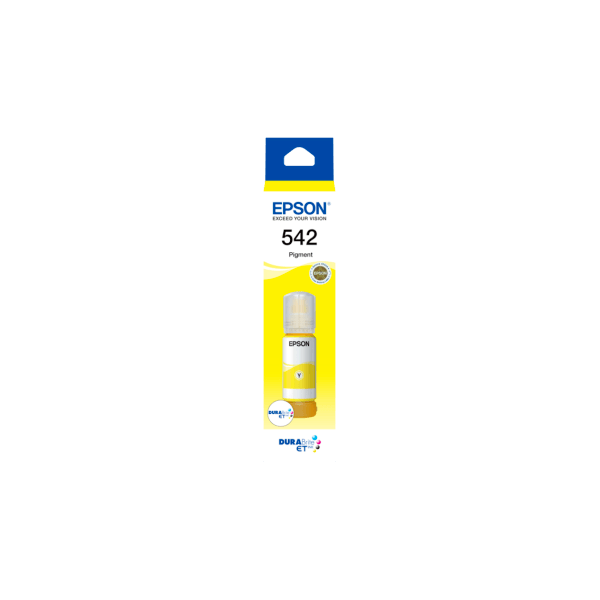 Genuine Epson EcoTank Yellow Ink Bottle T542