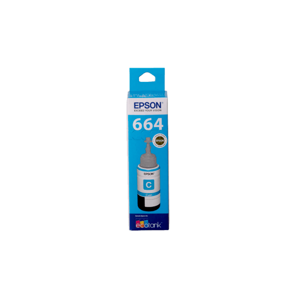 Genuine Epson EcoTank Cyan Ink Bottle T6642