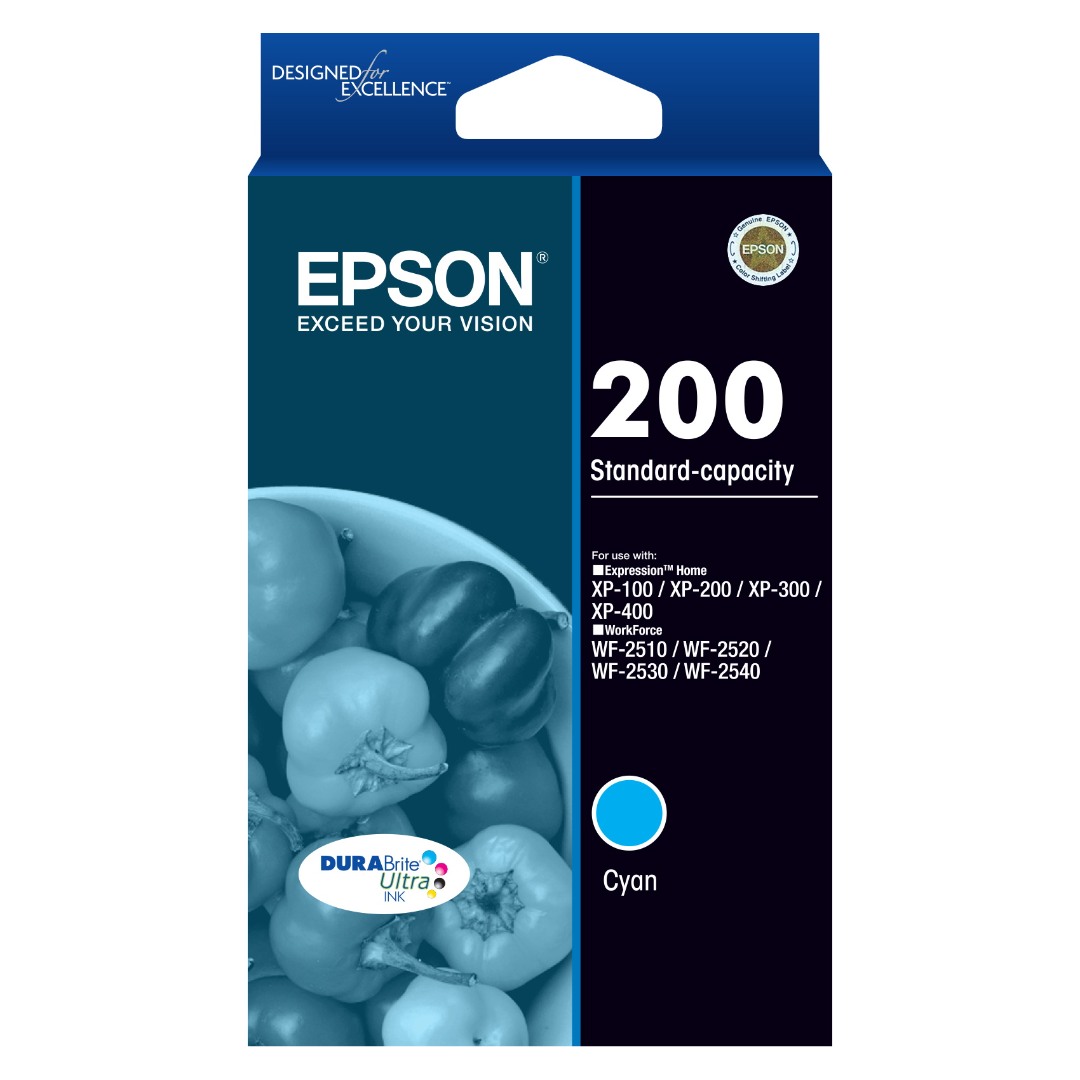 Genuine Epson 200 Cyan Ink Cartridge