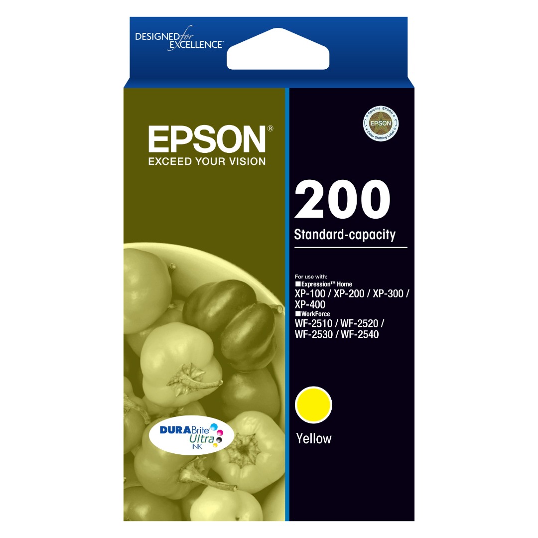 Genuine Epson 200 Yellow Ink Cartridge