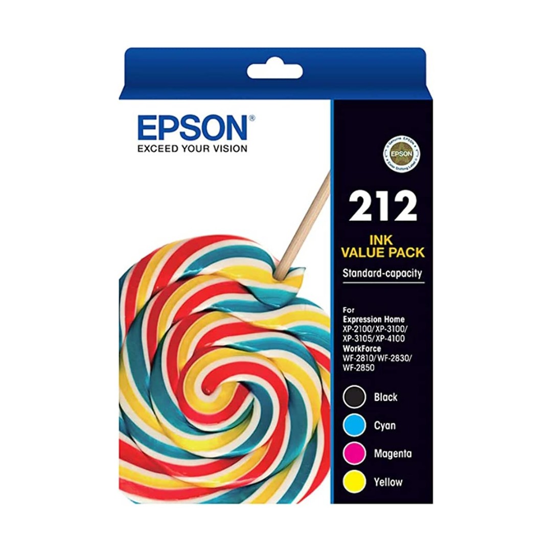 Genuine Epson 212 Ink Value Pack