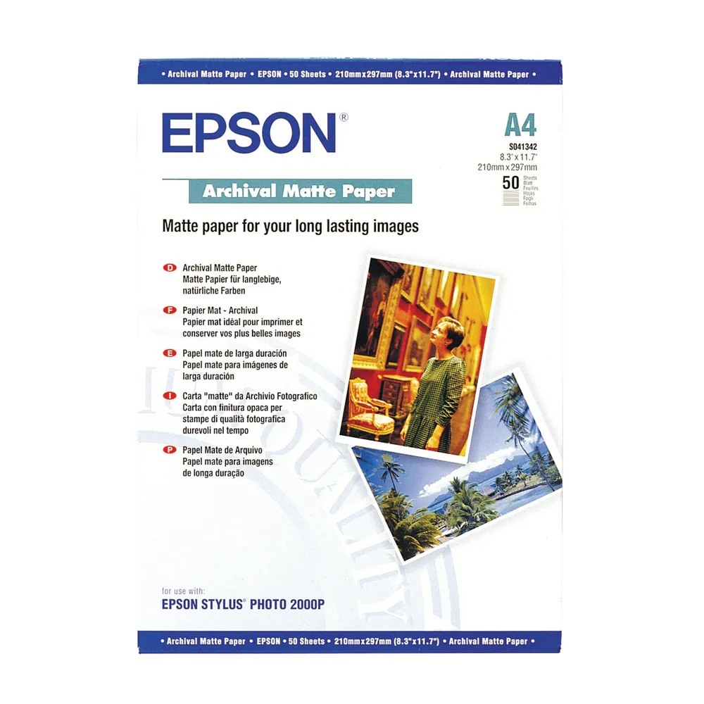 Epson A4 Archival Matte Paper S041342