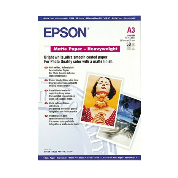 Epson A3 Matte Paper Heavyweight S041261