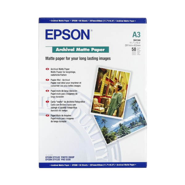 Epson A3 Archival Matte Paper S041344