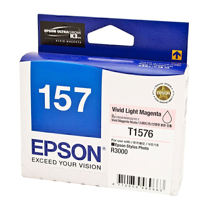 Genuine Epson 157 Light Magenta Ink Cartridge