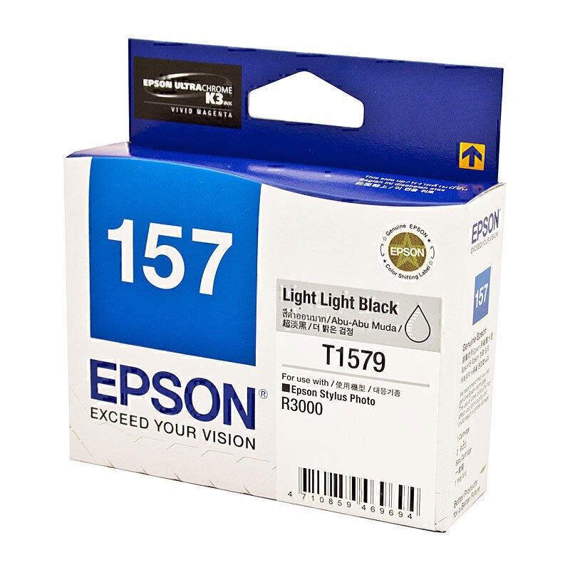 Genuine Epson 157 Light Light Black Ink Cartridge