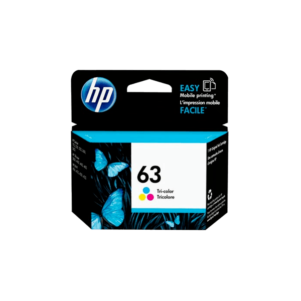 Genuine HP 63 Colour Ink Cartridge F6U61AA