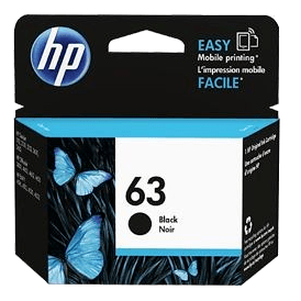 Genuine HP 63 Black Ink Cartridge F6U62AA