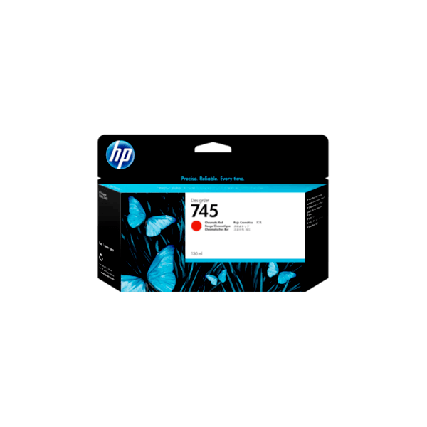 Genuine HP 745 F9K00A Chromatic Red Ink 130ml