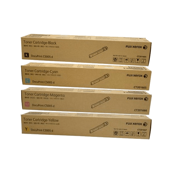 Genuine Fuji Xerox Docuprint C5005d Toner Value Pack