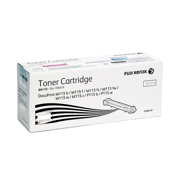 Genuine Fuji Xerox CT202137 Black Toner Cartridge