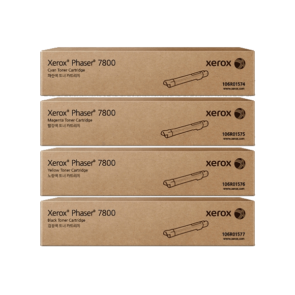 Genuine Fuji Xerox Phaser 7800dn Toner Value Pack