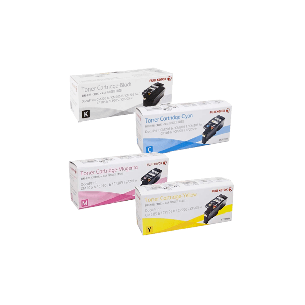 Genuine Fuji Xerox Docuprint CM205 CM215 CP205 Toner Value Pack