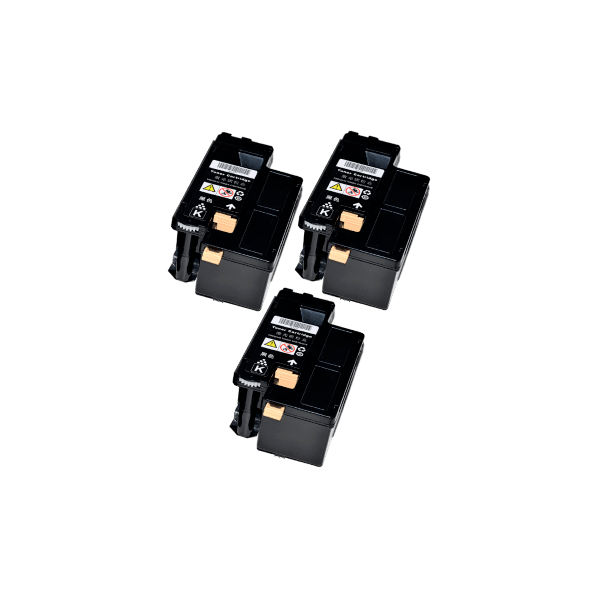 Compatible Fuji Xerox CT202264 Black Toner High Yield 3 PACK