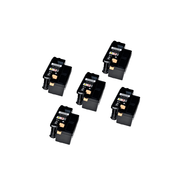 Compatible Fuji Xerox CT202264 Black Toner High Yield 5 PACK