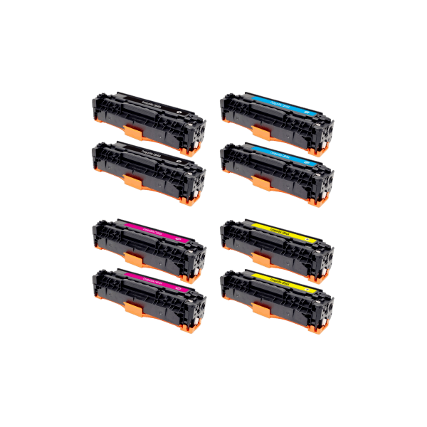 Compatible HP 125A Toner Cartridge Value Pack 2 PACK