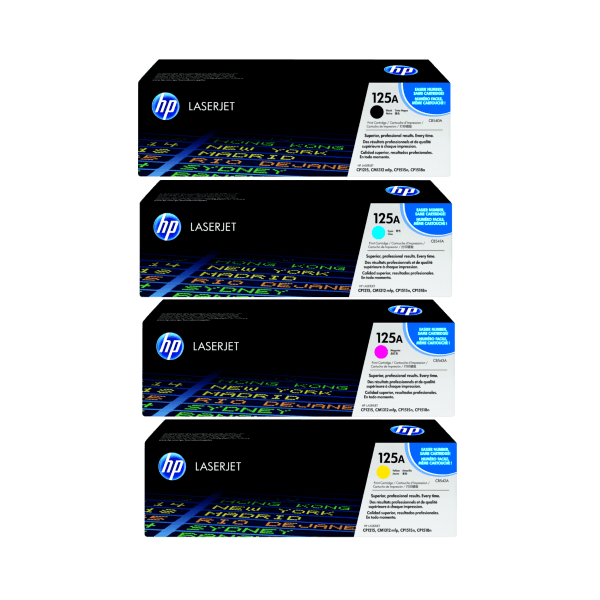 Genuine HP 125A Toner Cartridge Value Pack