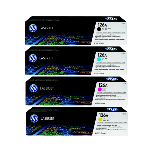 Genuine HP 126A Toner Cartridge Value Pack