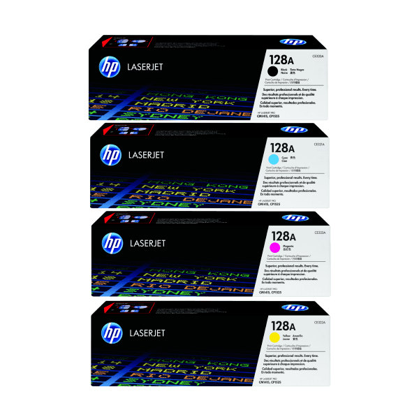 Genuine HP 128A Toner Cartridge Value Pack