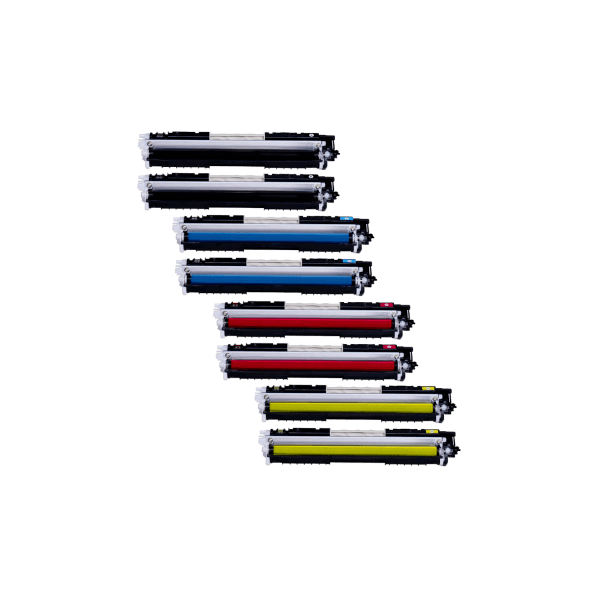 Compatible HP 130A Toner Double Value Pack