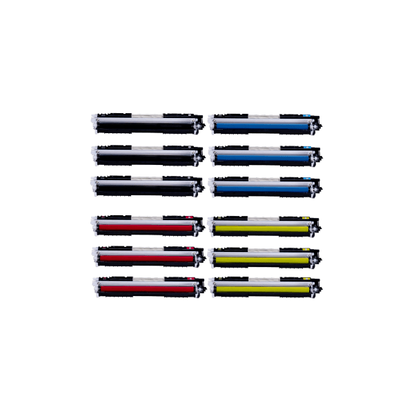 Compatible HP 130A Toner Triple Value Pack