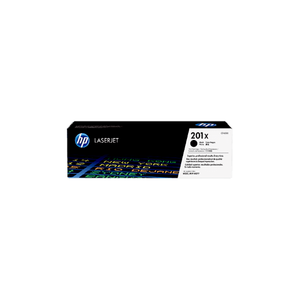 Genuine HP 201X Black Toner High Yield CF400X