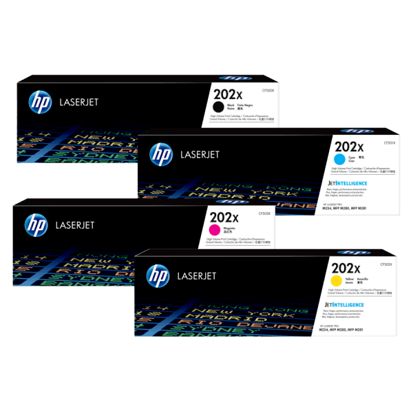 Genuine HP 202X Toner Value Pack High Yield