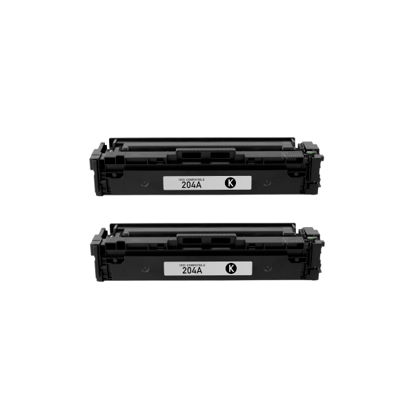 Compatible HP 204A Black Toner CF510A 2 PACK